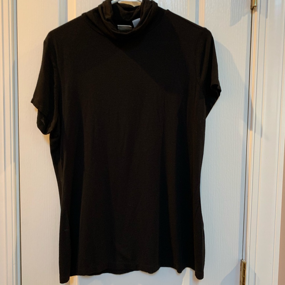 Black Cato mockneck women’s shirt black sizeLarge